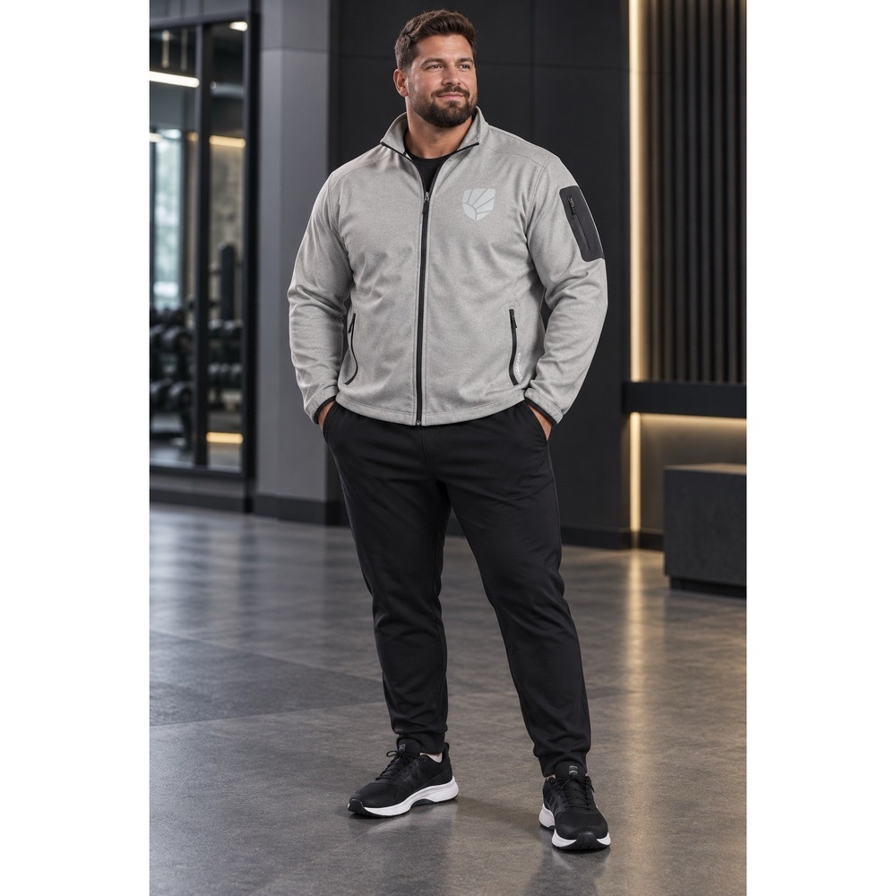 Reebok Dunbrooke Right Beside You Men Gray Jacket 2XL Casual Stormy Gray